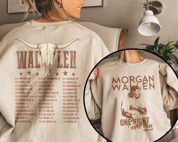 Wallen Western – One Night at a Time 2023 World Tour Sweatshirt