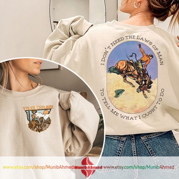 Vintage Tyler Childers Triune God Tyler Childers Sweatshirt