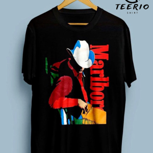 Marlboro Vintage shirt, Marlboro shirt ,Vintage 80s Marlboro Cowboy T-shirt