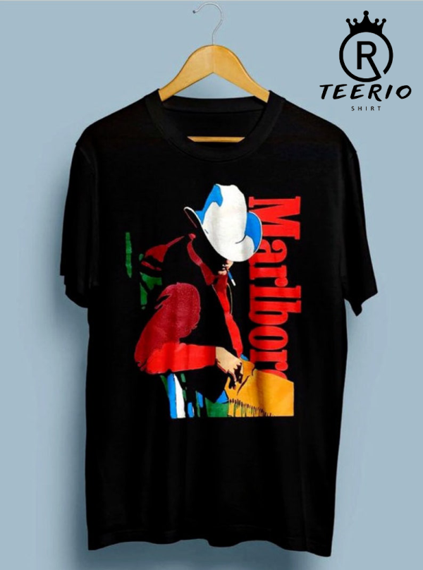 Marlboro Vintage shirt, Marlboro shirt ,Vintage 80s Marlboro Cowboy T-shirt