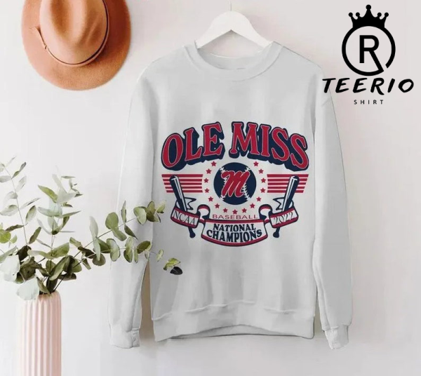 2022 Ole Miss National Championships Baseball Nnca Sweatshirt