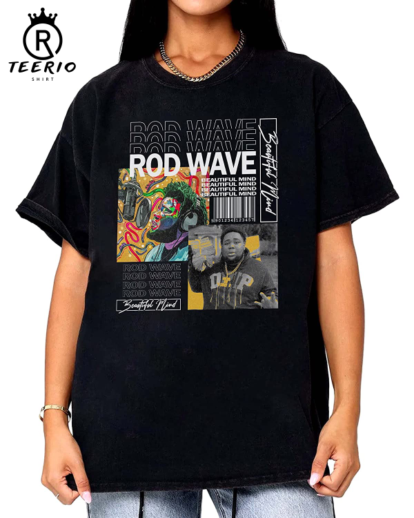 Rod Wave Beautiful Mind 2022 Tour Shirt