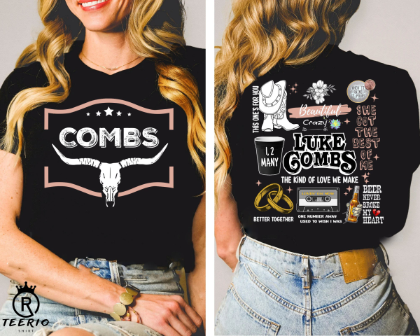 Combs Bullhead Cowgirl Concert T Shirt