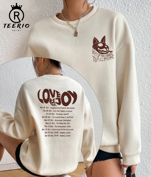 Lovejoy Band Shirt, North Hern Autumn Tour 2022 Long Sleeve Unisex Sweatshirt