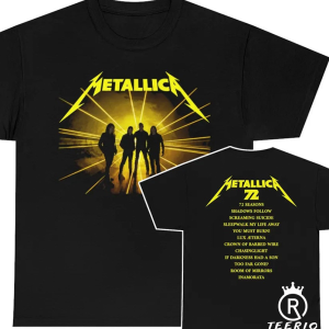 Metallica 72 Seasons Track Listing Shirt