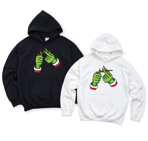 Funny Smoking Grinch Sweatshirt