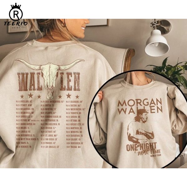 Wallen Western – One Night at a Time 2023 World Tour Sweatshirt