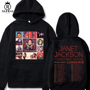 Janet Jackson Together Again Tour 2023 2 sided Shirt