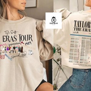 Taylor Swift The Eras Tour 2023 Soft Ringspun Cotton Sweatshirt