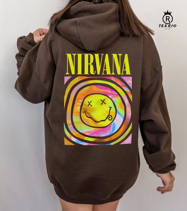 NlRVANA Smiley Face Crewneck Hoodie