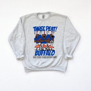 Three Peat Buffalo East Champions Crewneck Shirt