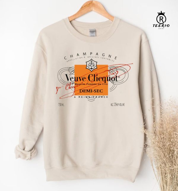 Champagne Veuve Rose Sweatshirts