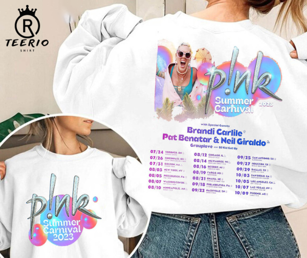 Pink Summer Carnival Tour Shirt