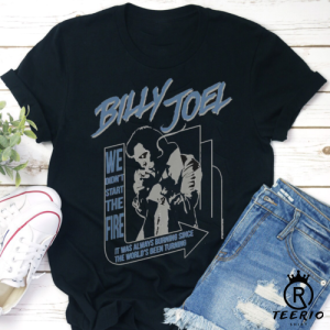 Billy Joel Start The Fire Perfect Vintage Unisex Short Sleeve T-Shirt