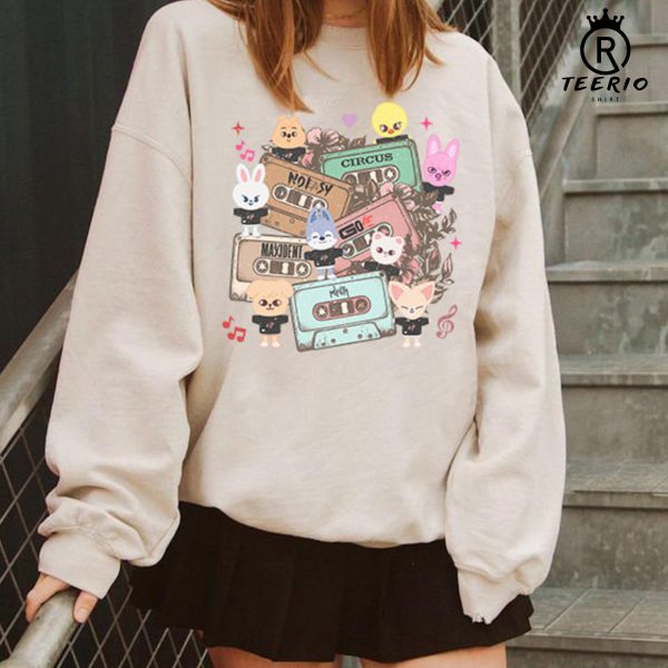 Vintage Cassette Stray Kids Skz Sweatshirt