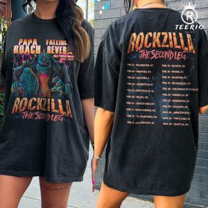 Rockzilla The Second Leg Tour 2023 Shirt