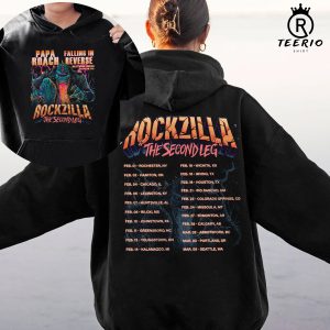 Rockzilla The Second Leg Tour 2023 Shirt