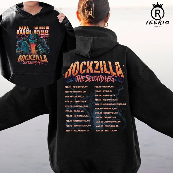 Rockzilla The Second Leg Tour 2023 Shirt