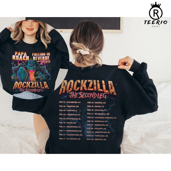 Rockzilla The Second Leg Tour 2023 Shirt