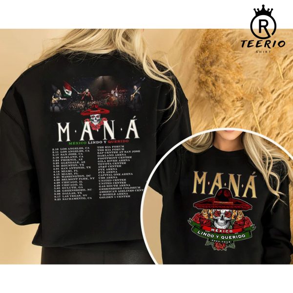 Maná México Lindo y Querido Tour 2023 T-Shirt