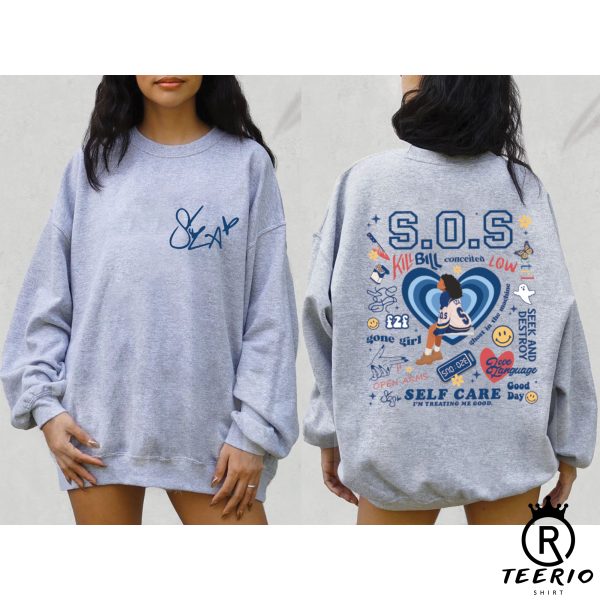 SZA SOS Full Tracklist Sweatshirt