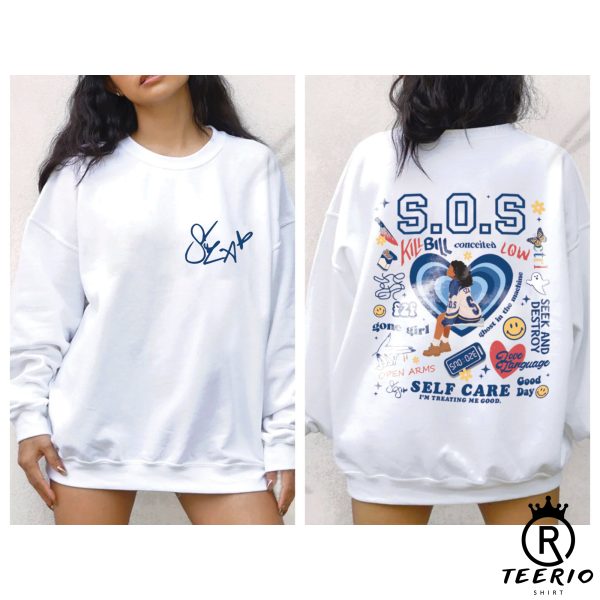 SZA SOS Full Tracklist Sweatshirt