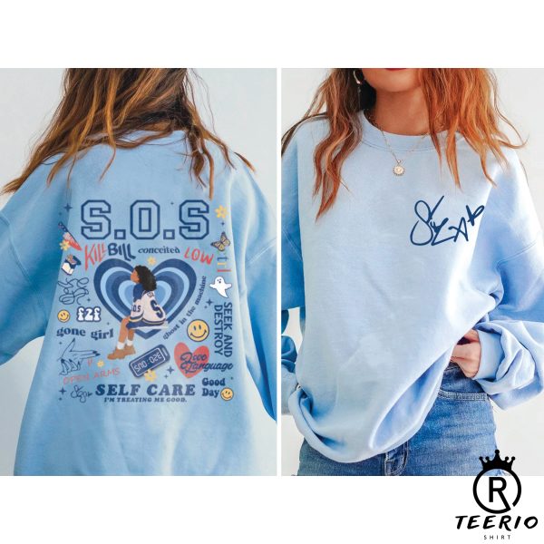 SZA SOS Full Tracklist Sweatshirt