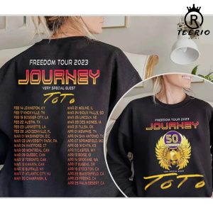 Journey Freedom Tour 2023 2 Sides Shirt