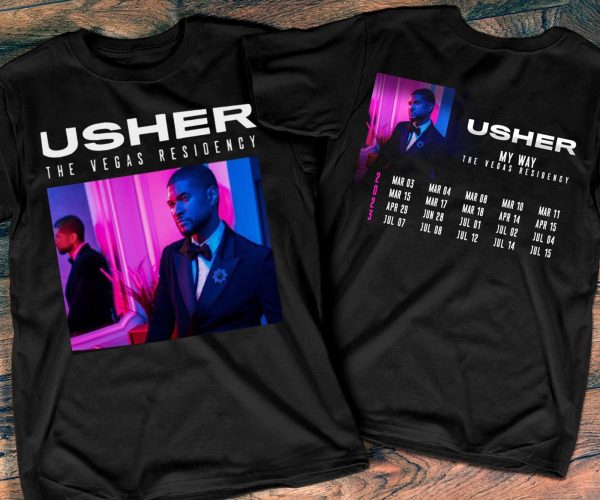 Usher My Way The Vegas Residency Tour 2023 T-Shirt