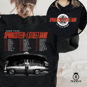 Bruce Springsteen & E Street Band 2023 Tour Shirt