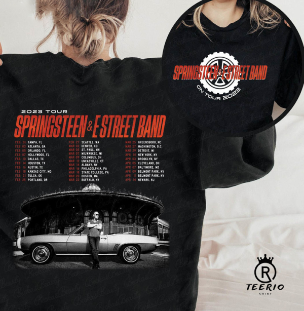 Bruce Springsteen & E Street Band 2023 Tour Shirt