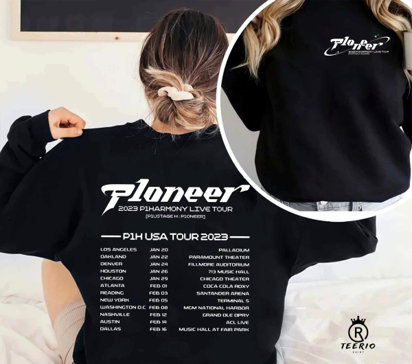 P1HARMONY P1oneer Live Tour 2023 Shirt