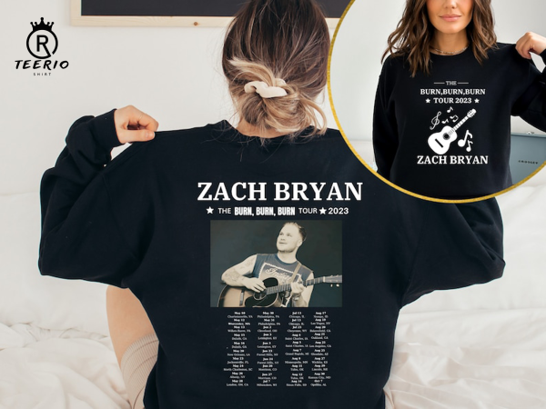 Burn Tour 2023 Printed Front-Back shirt