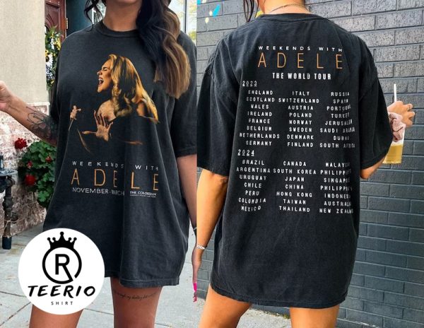 Weekends With Adele The World Tour 2023-2024 Shirt