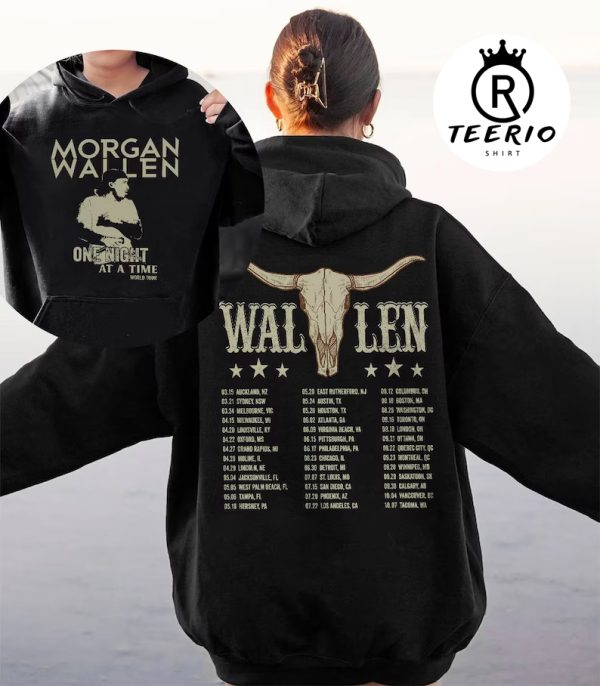 Morgan Wallen’s One Night At A Time World Tour Shirt