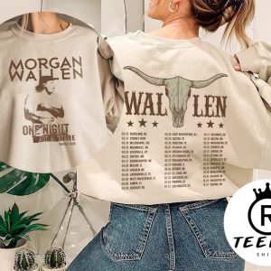 Morgan Wallen’s One Night At A Time World Tour Shirt