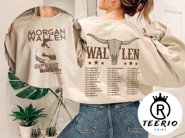 Morgan Wallen’s One Night At A Time World Tour Shirt