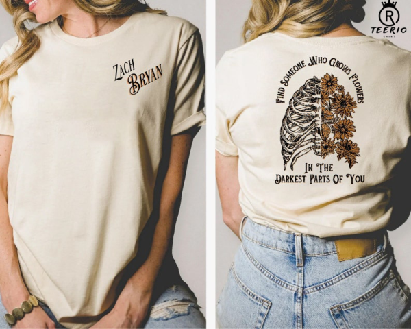 Zach Bryan Front and Back Printed Shirt