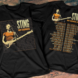 STING MY SONGS 2023 World Tour T-Shirt