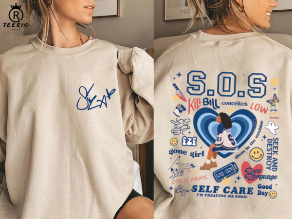 SZA SOS Full Tracklist Sweatshirt