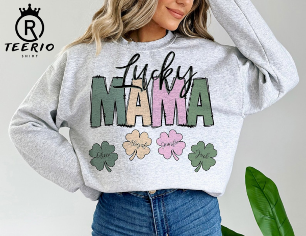 Lucky Mama St. Patrick’s PNG Sublimation Design Shirt