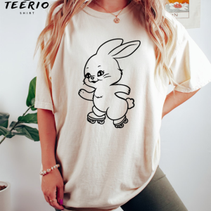 Rolling Skate Rabbit Gift Shirt