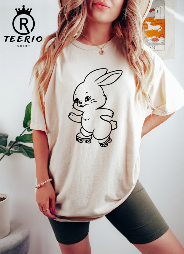 Rolling Skate Rabbit Gift Shirt