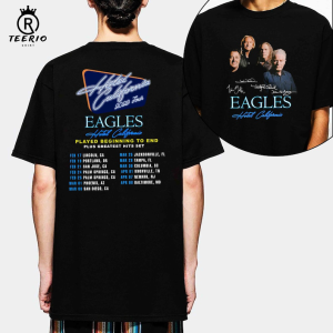 Eagles Hotel California Tour 2023 2 sides Shirt