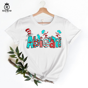 Dr.Suess Alpha Png, School Letters, Teacher png Shirt