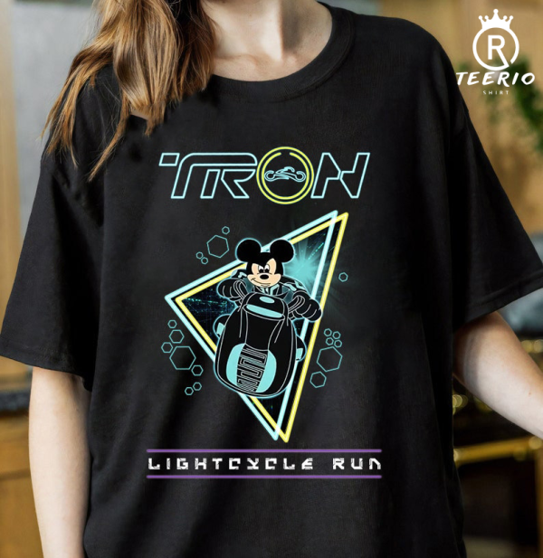 Retro Disney Tron Lightcylce Run Ride Shirt