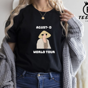 Agust D Shirt, Agust D World Tour Shirt