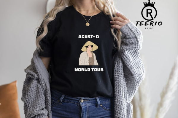 Agust D Shirt, Agust D World Tour Shirt