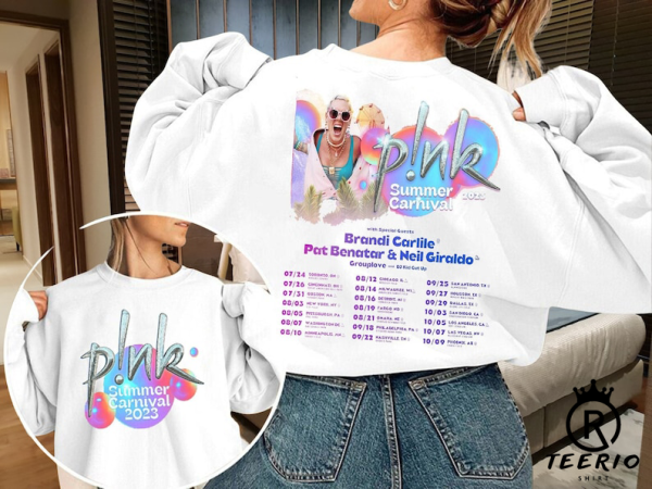 P!nk Summer Carnival Tour 2023 2 Sides Shirt