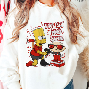 Stewie Trust No One Unisex Sneaker Shirt